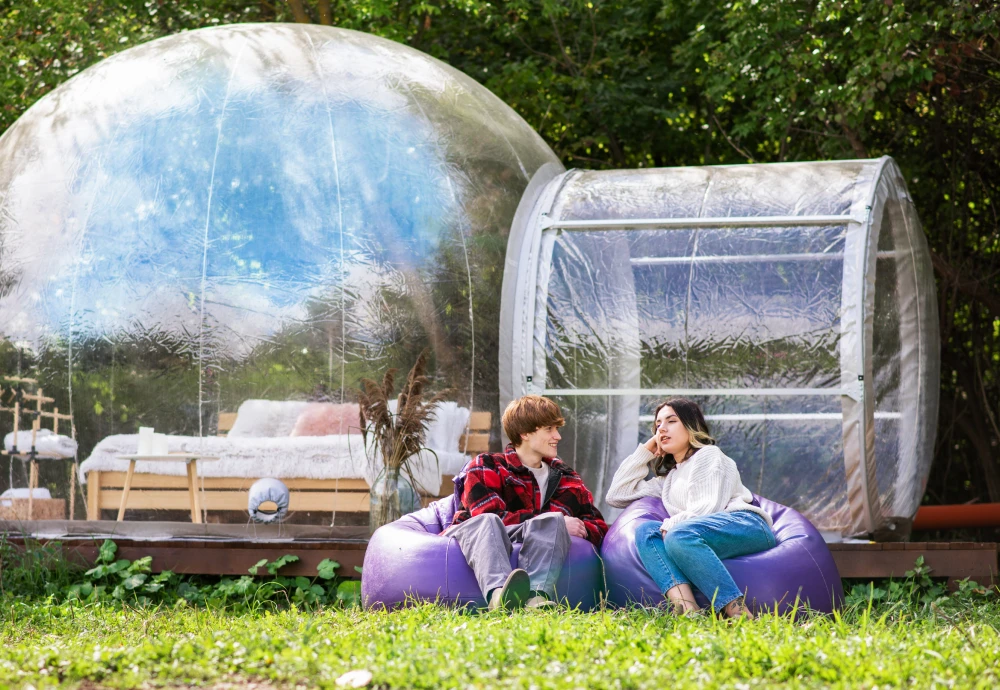 outdoor camping inflatable bubble tent