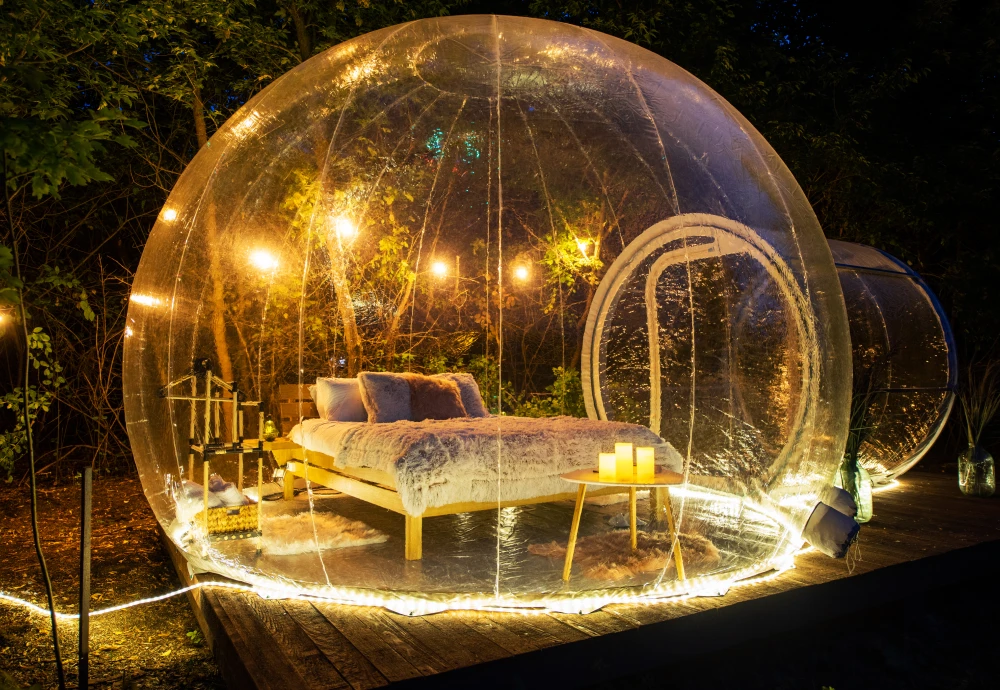 camping clear inflatable bubble tent